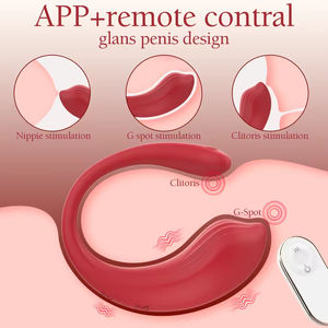 Vibrateur portable pour couple avec télécommande APP, en silicone médical, culotte vibrante sans fil pour femme, jouet sexuel pour femmes - Product Image 3