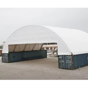 Abri de toit pour conteneur maritime C2040, dôme industriel préfabriqué en PVC étanche, abri extérieur économique pour conteneur de 40 pieds - Product Image 4