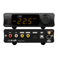 TOPPING-amplificador de auriculares DX3 PRO + ES9038Q2M, DAC, BT 5,0, DSD512, PCM768kHz, decodificador de alta resolución, Audio LDAC con Control remoto