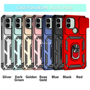 Lichicase เคสกันกระแทกแบบหมุนได้360องศา,เคสป้องกันแบบแหวนเลื่อนได้สำหรับ Redmi A1 A1Plus - Product Image 6