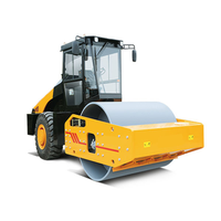 Compacteur de sol durable à tambour unique SSR220AC-8H à haute efficacité pour la construction d'autoroutes et le nivellement du sol