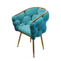 Fauteuil rose à motif floral, fauteuil d'appoint de luxe, chaises modernes de haute qualité, chaise de salon, chaise de loisirs pour la chambre de la fille, chaise de maquillage