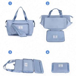 Sac à bandoulière de sport unisexe, sac à main décontracté de qualité, double fermeture éclair, grande capacité, durable, résistant à l'eau, en polyester, tendance, nouveau - Product Image 5