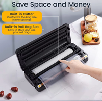 Machine de mise sous vide miniature de table portable, plastique durable, économiseur de nourriture électrique, conservation intelligente pour la maison