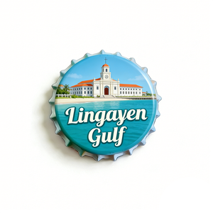 Imán de nevera con forma de tapa de botella, recuerdo de animales emblemáticos de la ciudad de Lingayen Gulf, Islas <span class=keywords><strong>Lipair</strong></span>, Leghorn, Londres - Product Image 5
