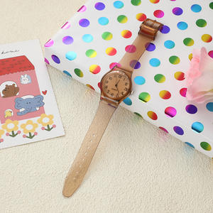 Reloj Mecánico de Lujo Jelly Fashion para Hombre, Reloj de Pulsera de Plástico con Esfera Blanca para Estudiantes - Product Image 4