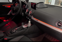 Kit de mise à niveau de bande lumineuse d'ambiance SJC pour Audi Q2L, éclairage LED multicolore pour aérateurs, décoration intérieure, ambiance automobile, produit phare