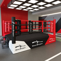 Cordes de ring de boxe au sol à vendre Kit de ring de boxe extérieur gonflable de ring de boxe portable