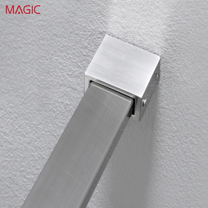 Paroi de douche carrée en alliage d'aluminium MAGIC <span class=keywords><strong>T3F</strong></span>, design moderne, cadre étroit, séparation sec/humide en une seule ligne, 800x2000, pour villa - Product Image 3