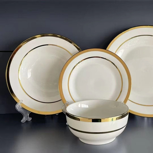 Vaisselle écologique Vaisselle <span class=keywords><strong>en</strong></span> gros <span class=keywords><strong>Service</strong></span> <span class=keywords><strong>de</strong></span> <span class=keywords><strong>table</strong></span> <span class=keywords><strong>en</strong></span> <span class=keywords><strong>porcelaine</strong></span> <span class=keywords><strong>fine</strong></span> européenne - Product Image 1