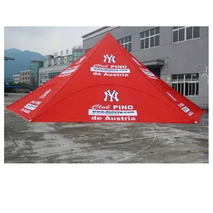 Rojo singe Estrella Polar evento carpas/Estrella refugio/estrella Canopy con logotipo personalizado