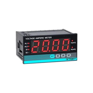 Medidor Digital Inteligente Industrial TOKY de 48*96mm con Pantalla de 4 Dígitos para Voltaje y Amperaje - Product Image 1