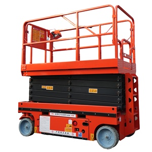 CE認証取得済み 10m安全移動式シザーリフトテーブル 室内作業プラットフォーム - Product Image 1