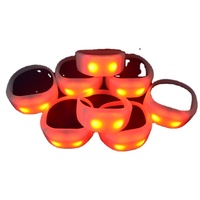 Bracelet Led clignotant personnalisé de noël avec télécommande