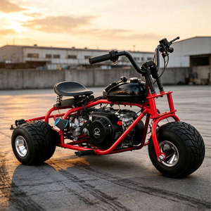 FRANFUN Qualité Garantie 212cc Embrayage CVT 4 Temps Châssis Bas Tricycle à Essence <span class=keywords><strong>Moto</strong></span> Karting <span class=keywords><strong>Drift</strong></span> au Sol Plat - Product Image 5