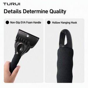 Pala quitanieves profesional TURUI TR-XC235 con mango de EVA suave y raspador de hielo duradero para limpieza de parabrisas, herramienta de invierno - Product Image 5
