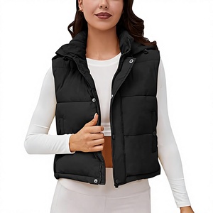 EVER GLOW Nouvelle Collection Automne Hiver – Doudoune Femme Personnalisable de Haute Qualité en Toile Noire Respirante avec Col Montant en Nylon - Product Image 1