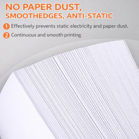 Papier copie A4 personnalisé OEM, 70/80 g/m², anti-poussière et antistatique, pour les distributeurs de papeterie
