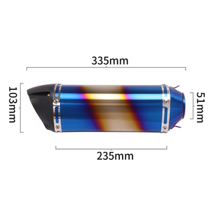 Silencieux d'échappement universel pour moto, scooter modifié, moto tout-terrain, 51 mm, avec <span class=keywords><strong>DB</strong></span> <span class=keywords><strong>Killer</strong></span> - Product Image 5