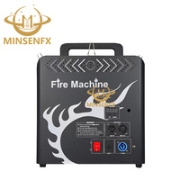 Projecteur de flamme triple voie MINSENFX 200W AC110V-240V DMX512 à contrôle 5 canaux, boule de feu 3-4m pour événements extérieurs et spectacles sur scène 2-3m
