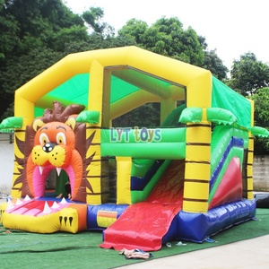<span class=keywords><strong>Castillo</strong></span> Inflable Comercial para Niños Blue Sea <span class=keywords><strong>de</strong></span> 4.5x4.5m con Capacidad para 500kg, <span class=keywords><strong>Castillo</strong></span> Hinchable para Interiores/Exteriores con Diseño <span class=keywords><strong>de</strong></span> Tiburón - Product Image 2