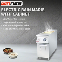 Cuiseur à pâtes électrique vertical avec armoire, certifié CE, pour restaurant