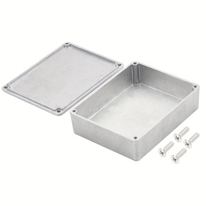Zilimontt Aluminum Project Box Enclosure Silver Metal Electric Case Instrument Housing IP54 For PROTECTION Various Sizes Available For DIY