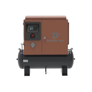 3hp 10bar mini screw air compressor with tank industrial compressors 100-300l 220v