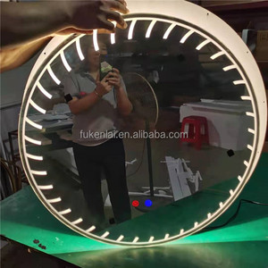 Fullkenlight-<span class=keywords><strong>Miroir</strong></span> de salle de bains à <span class=keywords><strong>action</strong></span> tactile de haute qualité, avec gradateur, 3 lumières, pour hôtel, aluminium argenté, moderne - Product Image 6