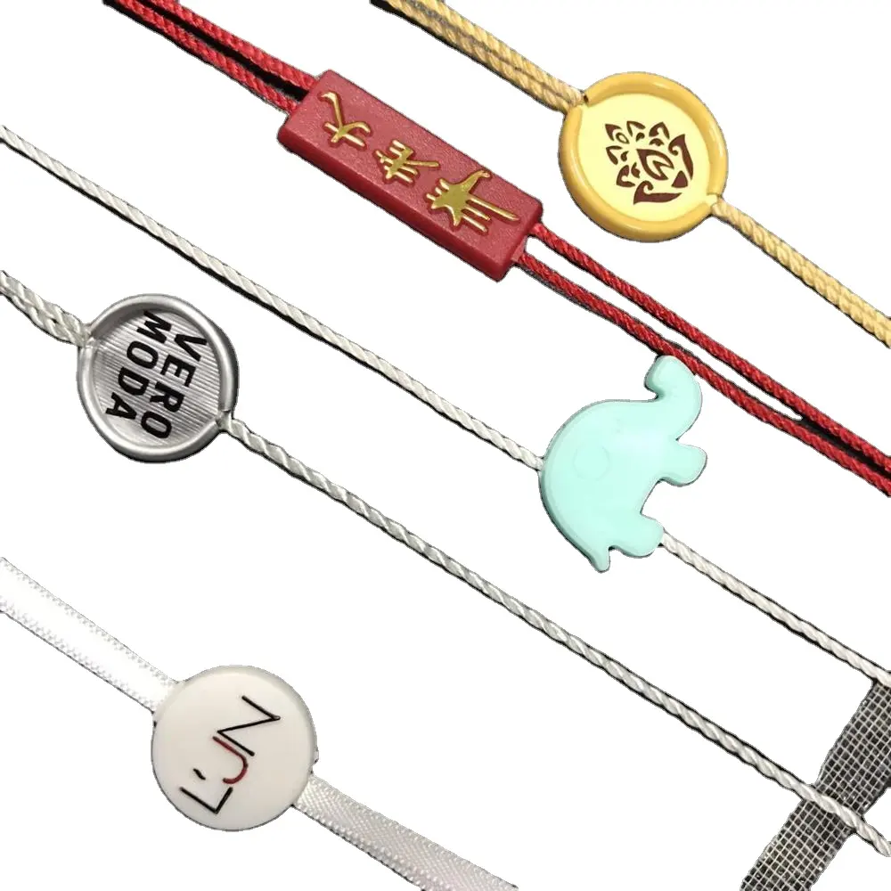 Pretty good seal tags for clothes of all the size and hang string for garment