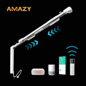 Kit de Riel Motorizado Inteligente para Cortinas Eléctricas Automáticas, con Control por App para Hogar Inteligente - Product Image 1