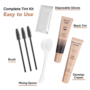 Kit de <span class=keywords><strong>teinture</strong></span> pour sourcils végétaliens Vente en gros Kit de teinte hybride pour sourcils au henné <span class=keywords><strong>Teinture</strong></span> 6 semaines Brun <span class=keywords><strong>noir</strong></span> <span class=keywords><strong>Teinture</strong></span> pour <span class=keywords><strong>cils</strong></span> semi-permanente longue durée - Product Image 1