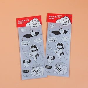 Hoja de Pegatinas Personalizadas de Fábrica con Diseño de Anime <span class=keywords><strong>Kawaii</strong></span>, Resistentes al Agua, Impresas en Vinilo Holográfico con Brillo - Product Image 3