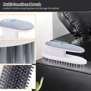 स्क्रब ब्रश घरेलू कपड़े के जूते की सफाई गैर-पर्ची डिजाइन के साथ ब्रश गुणवत्ता टिकाऊ सफाई ब्रश - Product Image 5