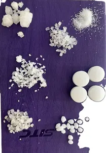 Tinh thể trắng PELLET nguyên muối biển sản xuất 100% tự nhiên Natri clorua 98% Min.in cấp công nghiệp CAS #7647-14-5 FCL