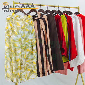 Pantalons évasés à jambes larges pour femmes, 100% coton, tailles mixtes, vêtements d'occasion, balles de vêtements Ukay en provenance de Chine - Product Image 3