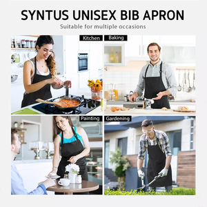 Tạp Dề Đầu Bếp Vệ Sinh Nấu Ăn Nhà Bếp Bằng Cotton <span class=keywords><strong>Polyester</strong></span> In Logo Tùy Chỉnh Giá Rẻ Từ Nhà Máy Cho Nam Và Nữ - Product Image 5