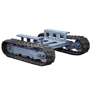 Sistem Chassis Rubber <span class=keywords><strong>Track</strong></span> Kapasitas 3 Ton untuk <span class=keywords><strong>Loader</strong></span> dan Kendaraan Industri Suspensi Peredam Kejut Chassis Kontrol Jarak Jauh - Product Image 4