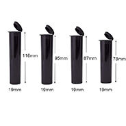 Lebensmittelechte Kunststoff-Pillenverpackung 116mm Röhrchen mit Squeeze-Pop-Deckel und Kindersicherung - Product Image 2