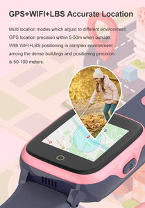 Montre GPS anti-perte 4G de haute qualité avec bouton SOS, appel vidéo, déverrouillage facial, montre téléphone pour enfants - Product Image 5