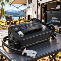 Chargeur rapide portable au lithium NMC 7S 29,4V 30A 1100W 90-264VAC avec écran pour vélo électrique, trottinette, camping-car, alimentation extérieure, pack de batteries