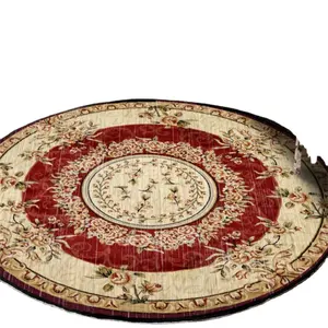 Nhà Máy Bán Buôn Tùy Chỉnh Vòng Faux Len Nhung 150X150Cm Thiết Kế Mới Trang Trí Mềm Fluffy Chất Lượng Cao Thảm Cho Phòng Khách - Product Image 4