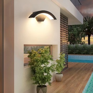 <span class=keywords><strong>Applique</strong></span> <span class=keywords><strong>murale</strong></span> extérieure étanche pour villa et jardin, lampes LED cylindriques, <span class=keywords><strong>luminaire</strong></span> mural de couloir - Product Image 4