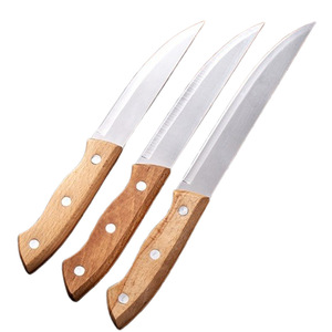 Fengzhifeng Stainless Steel Multi Purpose <b>Knife</b> 6-7.9in Wooden <b>Handle</b> For Meat Slicing And Kitchen Use - Product Image 5