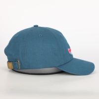 Topi bisbol katun bordir 6 Panel uniseks, topi pantai musim panas modis pria wanita dapat diatur antilembap