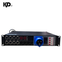 Distributeur de puissance Line Array avec répartiteur XLR intégré, prise EU 32A, disjoncteur indépendant, pour location de sonorisation extérieure et scène en direct LX-5+1