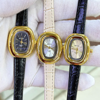 Nouvelle Arrivée Montre Femme Tendance Style Ovale Haut de Gamme Rétro Niche Élégante Montre-Bracelet pour Dames