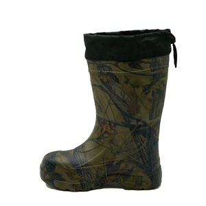 Botas de lluvia de seguridad verdes a prueba de pinchazos con punta de acero resistentes a los álcalis y ácidos impermeables antideslizantes - Product Image 3