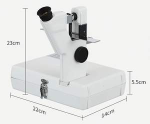 SY-V068 alat inspeksi lensa instrumen optik, Lensmeter Manual portabel Lensmeter lensa - Product Image 2
