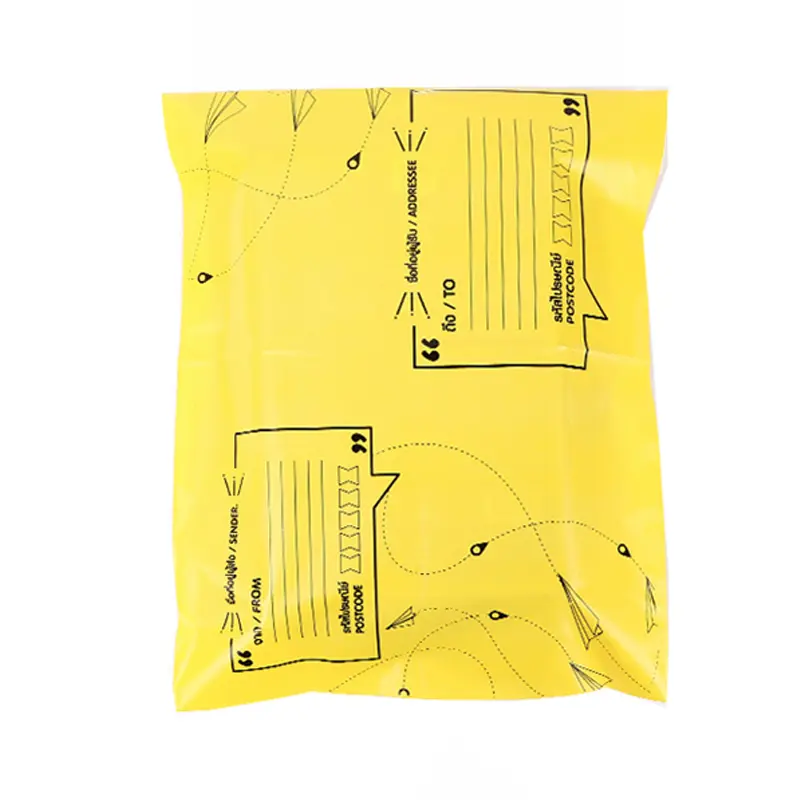 Bolsa de correo de mensajería transparente autoadhesiva bolsas de correo de entrega bolsas de correo de plástico impermeables para ropa